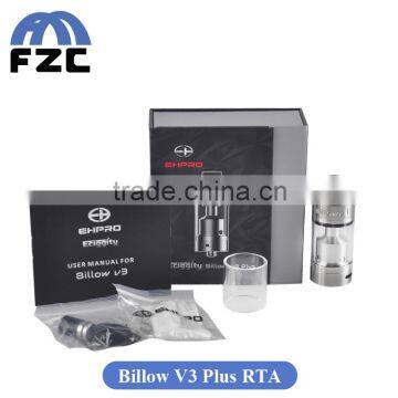 Alibaba Express Hot Selling Original Ehpro Billow V3 Plus RTA 5.4ml Top Filling Aiflow Control Tank Atomizer