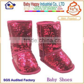 Wholesale Shenzhen high quality colorful baby sequin boots