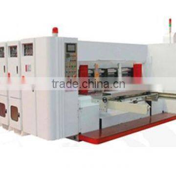 [RD-A1500-3000-3] Automatic corrugated rotary die cutting machine cardboard with 3 color printing slotting