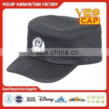 100%cotton badge army cap/custom army hats wholesale