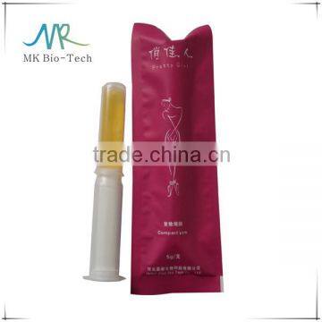 Manufacturing female tightening vaginal gel / vagina firm gel