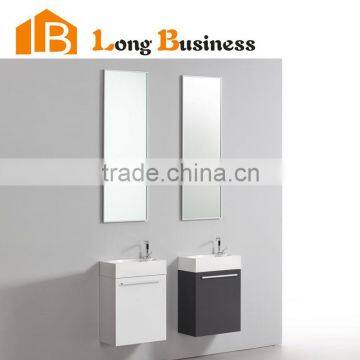 China factory hot sale elegant design Style curved bathroom vanity