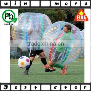 hot sale inflatable soccer bubble ball