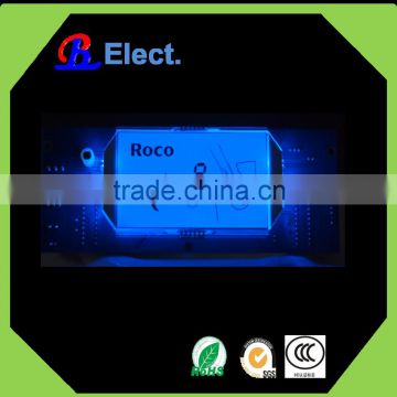 positive hand drier lcd module display, segment display with blue led lcd screen