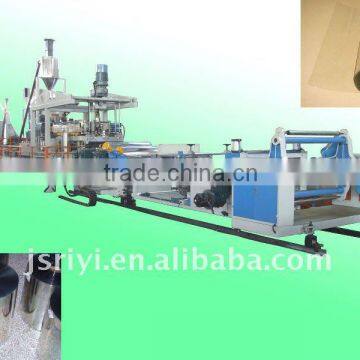 Recycled raw material PET sheet plastic extrusion machinery