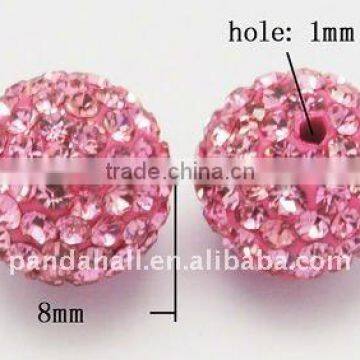 Czech Glass Rhinestone Loose Beads Wholesale(RB-Q095-5)