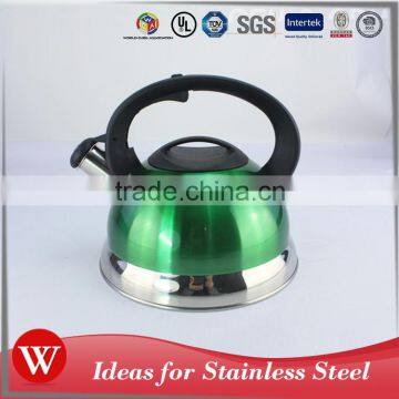 Colorful non-electric induction tea pot coffee water tea steel kettle