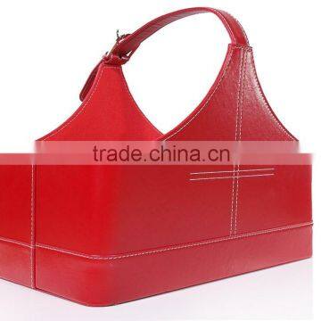 2016 Most Popular Multifunction Leather Foldable Storage Box photo-5