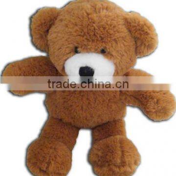 plush bear toy/stuffed plush bear toys/cheap custom soft brown bear toys