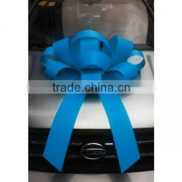 30" Huge Blue Indoor / Outdoor Magnetic Car Bow for Car Show Promotion