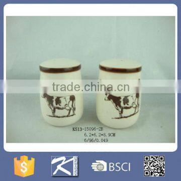Ceramic Stoneware Kitchenware Salt and Pepper Holder photo-3