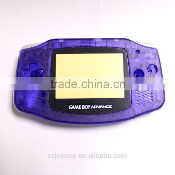 Newest color For Nintendo gameboy advance housing clear purple