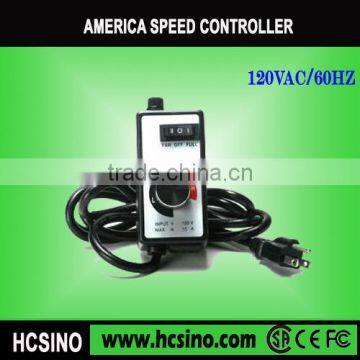 2016 Hot US standard 120V AC inline Fan Speed Controller Variable Speed controller