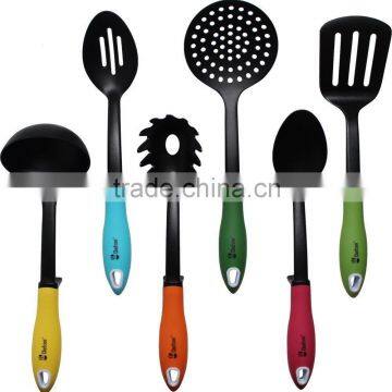 6 Piece Grey LFGB Standard Silicone Kitchenware Wholesale With Customized Embossed LOGO