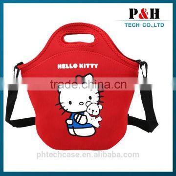 Neoprene foods lunch bags,neoprene frozen lunch bag,neoprene gourmet handbag lunchbox