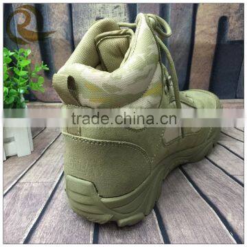 Hot sale men camouflage ankle army boots climbing boots