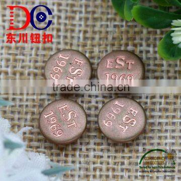 SGS Fashion Metal Jean Rivet With Embossed Logo Rivet Stud for Shoes photo-5