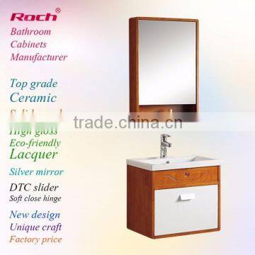 ROCH 8052 Good Selling Classical Bathroom Cabinet,Oak Wood Cabinet,Asian Style Bathroom Cabinet