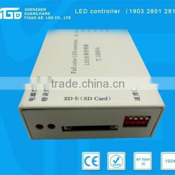 T1000 full color led pixel controller with 1024 pixel dc5v