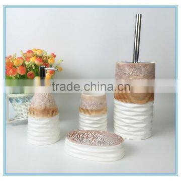 2016 new craft ceramic bathroom set