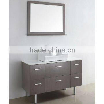 48'' modern grey oak bathroom cabinet(mb-064)