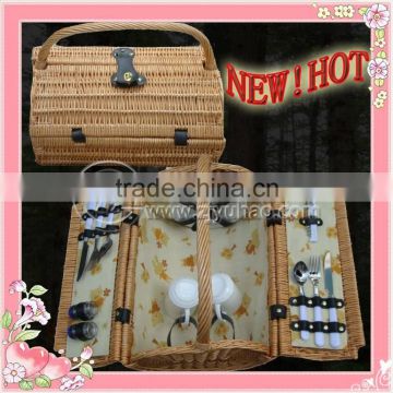 Antique Picnic basket for 2/4 at new style with best price and superior quality