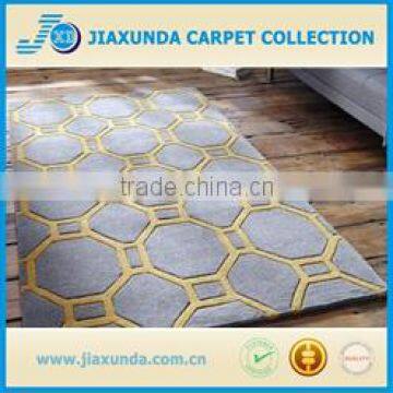 Hand Tufted 100% Acrylic Grey/Yellow Home Decor Carpet