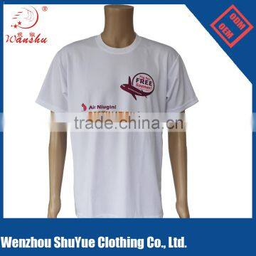 custom printed 100 polyester dry fit wholesales t shirt with cheap price