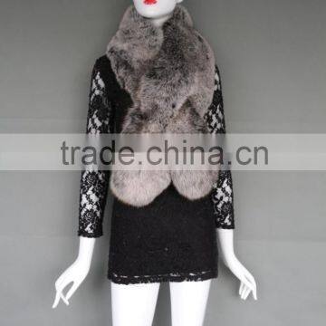 Luxury Style Whole Fox Skin Fur Shawl Real Fox Fur Scarf