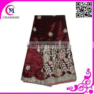 New Embroidered George Lace Fabric George Wrappers With Blouse