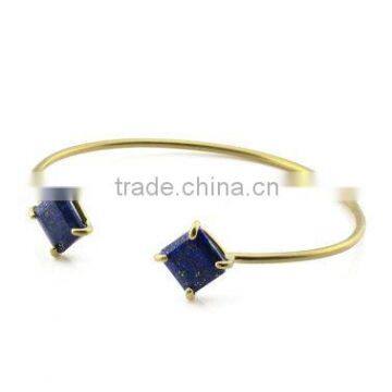 The Gopali Jewellers Lapis Lazuli Gemstone Bangle Cuff Wholesale Jewelry