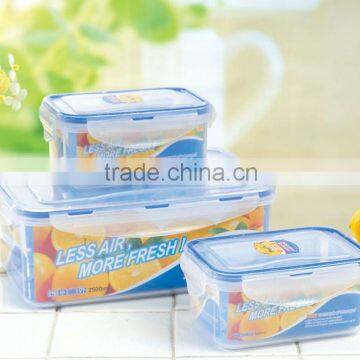 3pcs rectangular food storage box set GL9322-B1