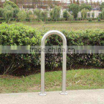 U Style Stainless Steel 1 Wave Bike Rack