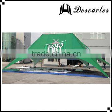 Twin pole 16m length custom star shelter tents, commercial events tents for sale