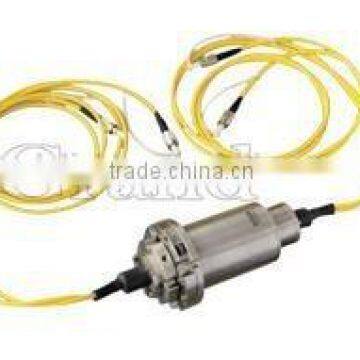 2 Channel signal fiber optic slip ring with 4 circuits 10A and 2 circuits signal of electrical fiber optic slip ring