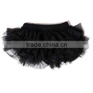 baby girl chiffon black short pants diaper cover baby tripp ruffle pants