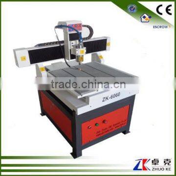 Platform Moving PCB CNC Router ZK-6060 With 1.5KW Spindle&Linear Round Guide Rail 600*600*100mm
