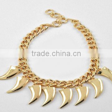 latest fashion statement shark tooth necklace 2013