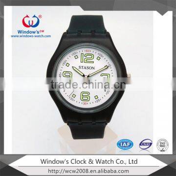 china factory quartz movt custom printed logo silicone watches