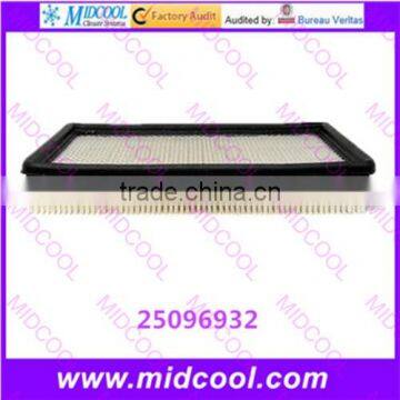 High quality air filter cabinfilter for 25096932