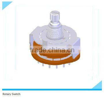 4 Pole 4 position rotary electric switch with 16pins terminal 30mm