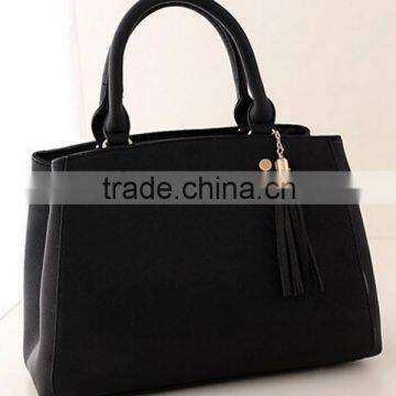 new wholesale woman faux leather handbags tassel bags