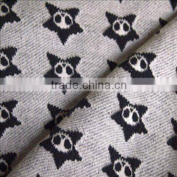 100% Cotton Fabric Jacquard Rib Textile Fabric