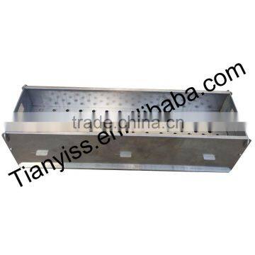 Portable stainless steel hanging barbecue grill