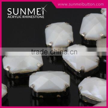 Popular Octagon Crystal Stone for Dresses Fashion Women Garment