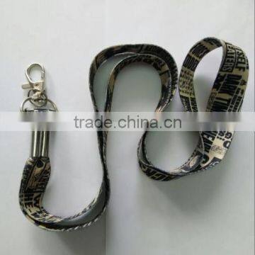 Wholesale custom logo polyester lanyard promotional lanyard