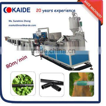 80m/min Cylindrical drip irrigation pipe extrusion machine KAIDE