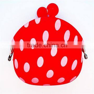 Candy colors silicone fashion coin purse/coin purse wallet/promotional coin purse