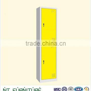 Two door locker/Double door locker/Steel Two tier door locker