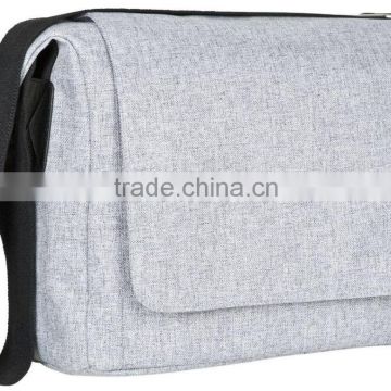 fashion linen messenger baby diaper bag